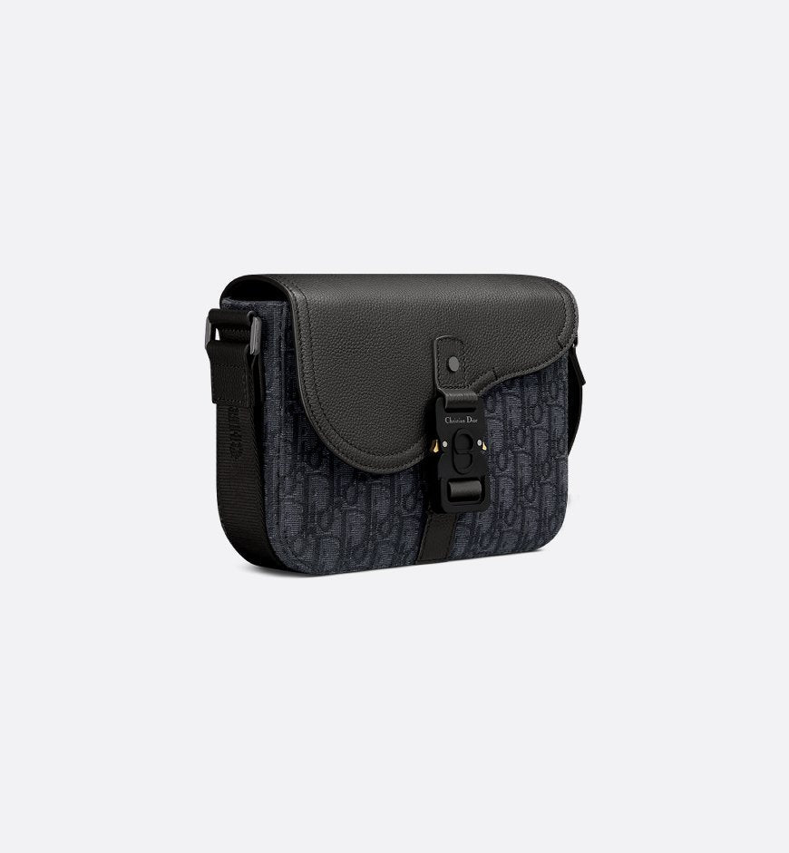 Sac Messenger à rabat Saddle Small Noir