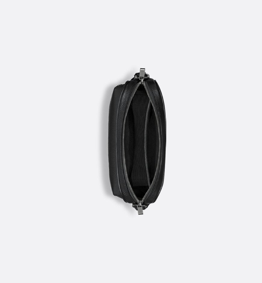 Sac Messenger zippé Rider 2.0 Noir et Beige