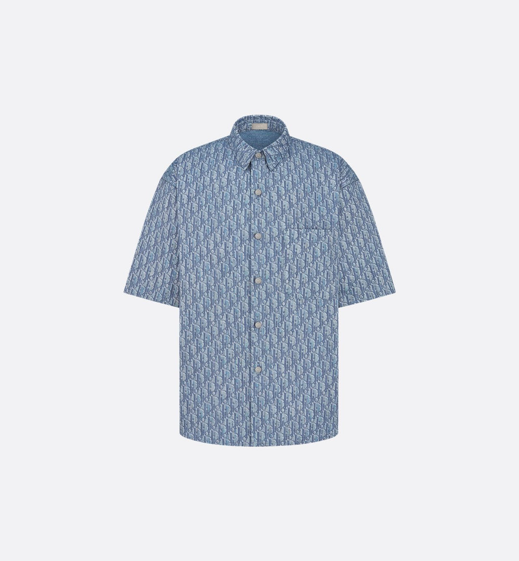 Chemise à manches courtes Dior Oblique