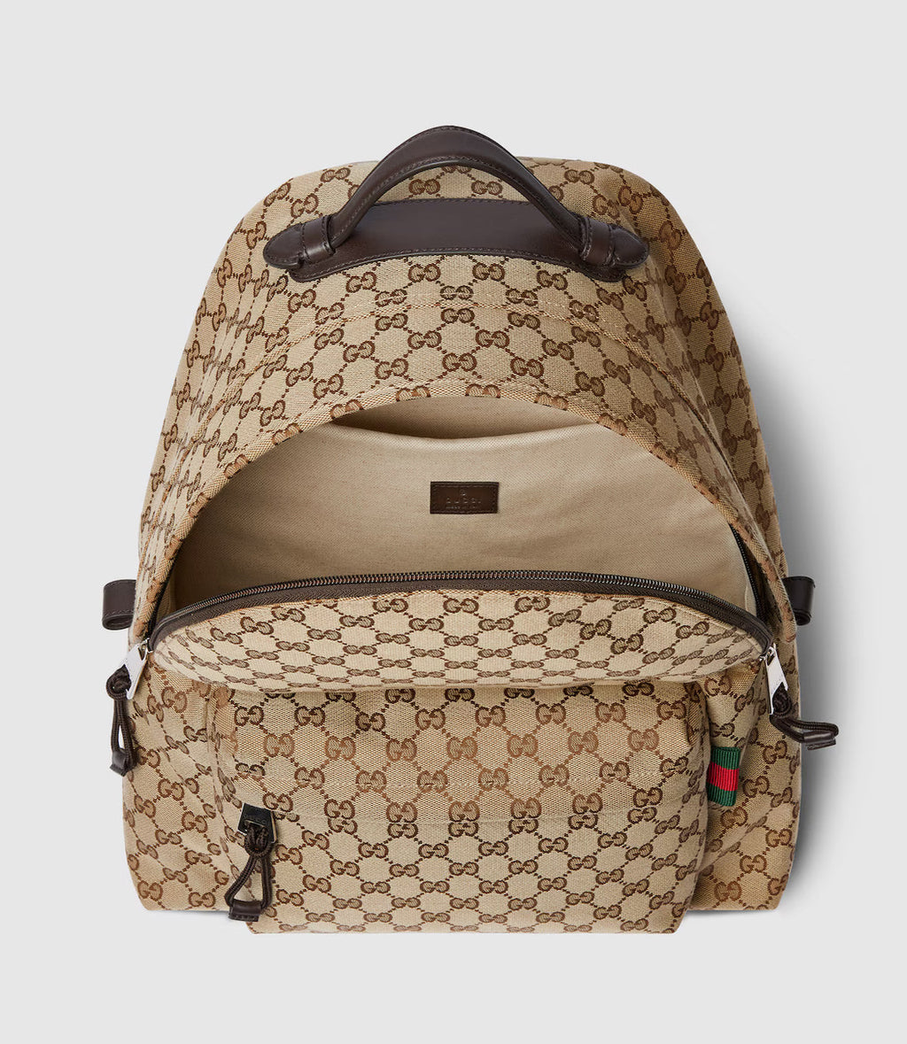 Sac à dos en toile GG moyen format