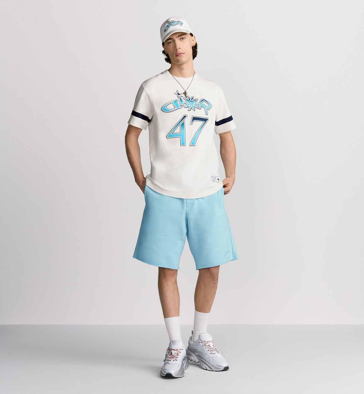 T-shirt DIOR AND LEWIS HAMILTON, coupe relax