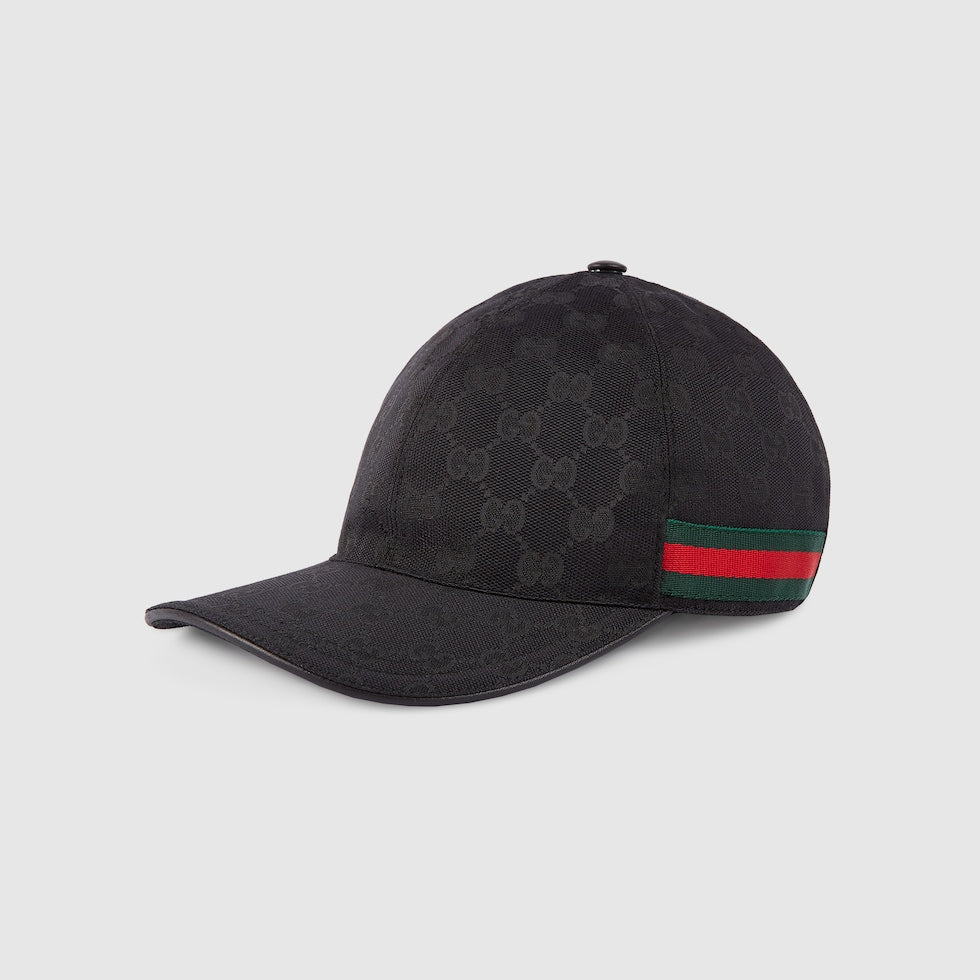 CASQUETTE DE BASE-BALL AVEC DÉTAIL BANDE WEB Noir