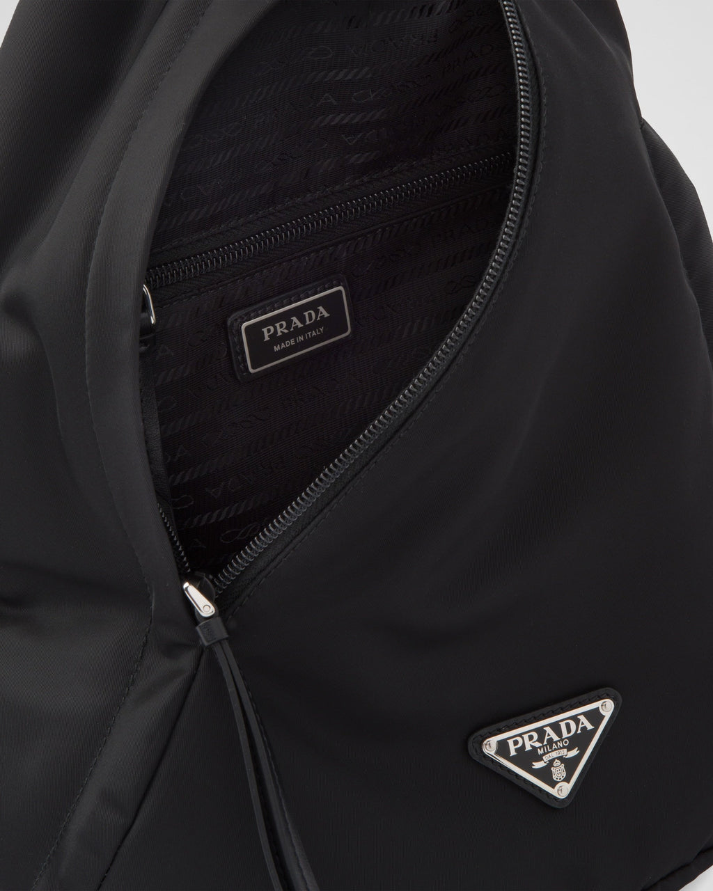 Sac à dos en Re-Nylon et cuir