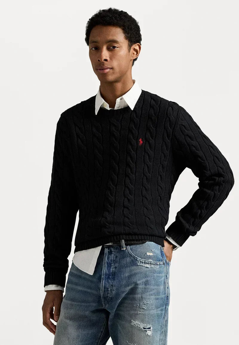 Pull Ralph Lauren En Laine Noir