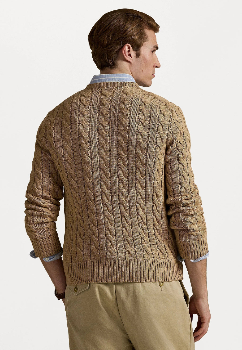 Pull Ralph Lauren En Laine Caramel