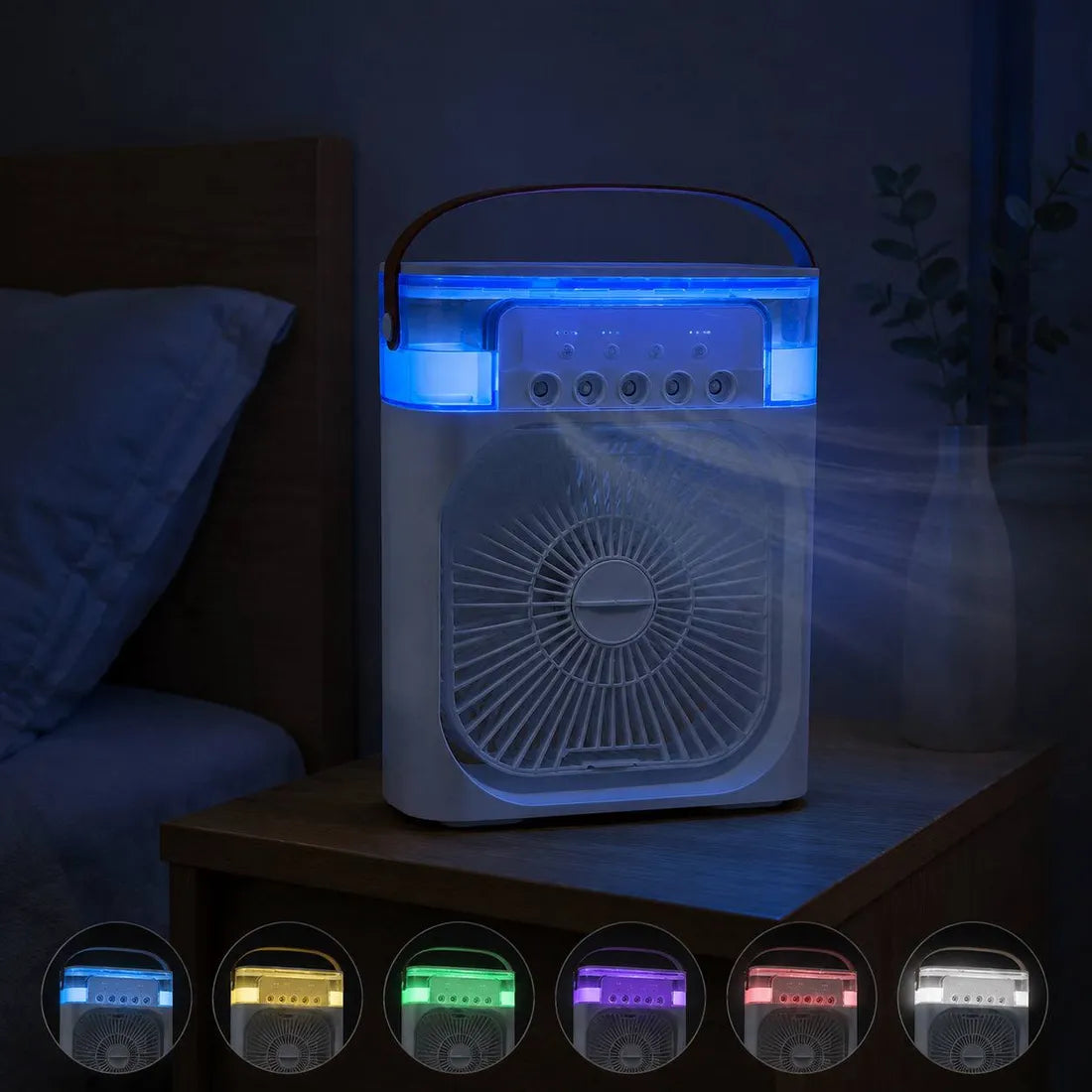 AÉRIS Pro avec éclairage LED multicolore la nuit